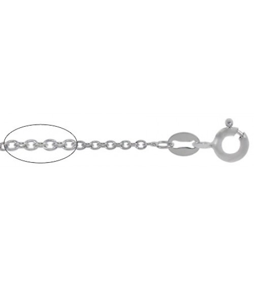 16" Oval Link Chain, Package of 10, Sterling Silver
